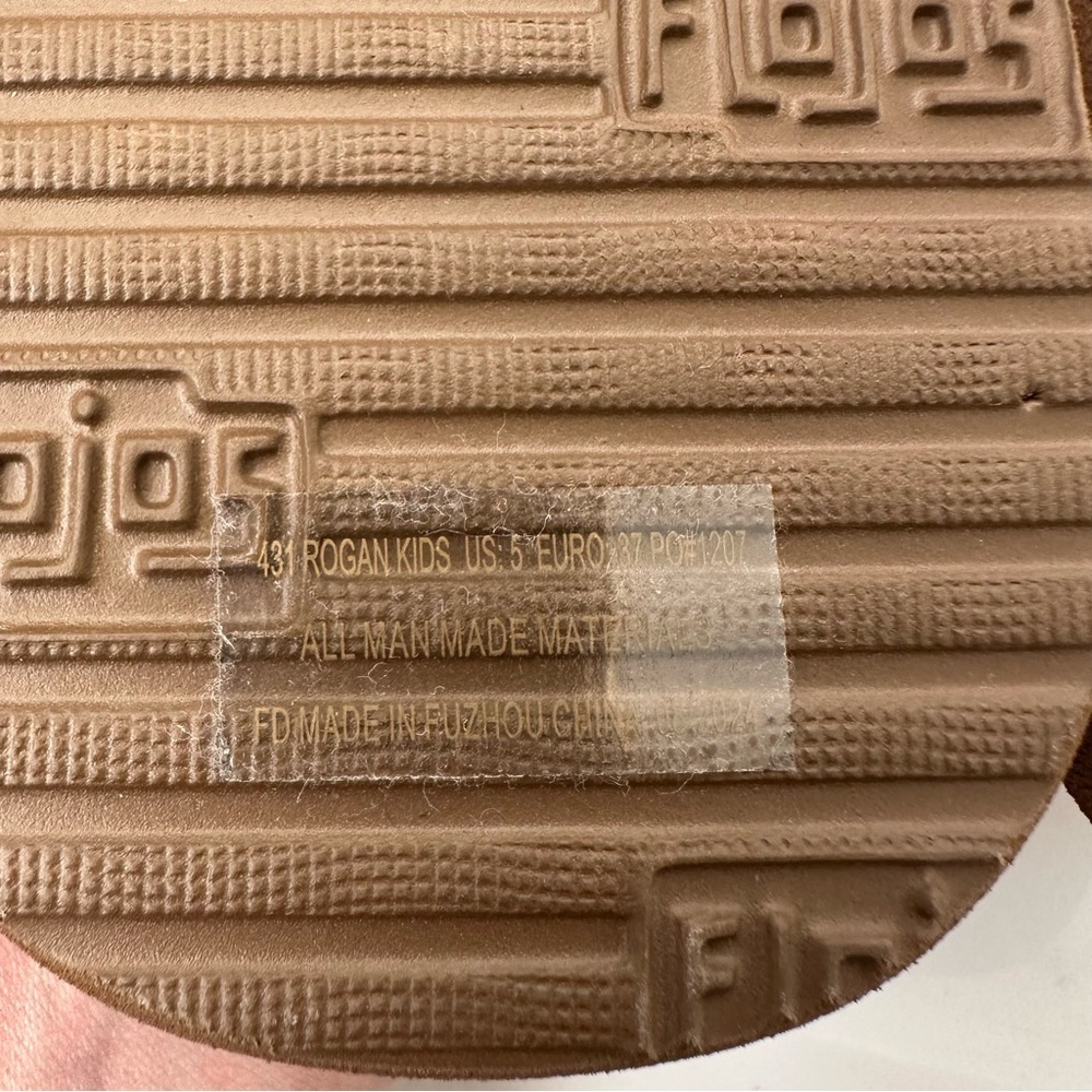 Flojos Kids Rogan Flip Flops Size 5 - Picture 11 of 12